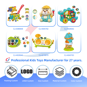 Fournisseur <span class=keywords><strong>de</strong></span> jouets éducatifs Montessori Chengji, <span class=keywords><strong>chariot</strong></span> à pousser pour bébé multifonctionnel, activité sensorielle, apprentissage, jouet - Product Image 4