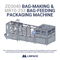 Machine d'emballage rotative automatique à servo-moteur de haute qualité LINPACK pour sachets préformés Doypack, pour applications multiples