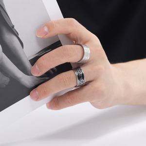 Myshape-Anillo de defensa con diseño de lobo <span class=keywords><strong>gigante</strong></span> para hombre, sortija, estilo nórdico, mitología, tótem, Hip Hop, Rock, Unisex, regalo Punk - Product Image 3