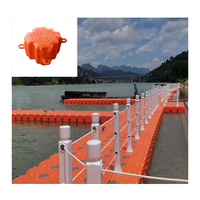 Plate-forme flottante en plastique pont de ponton jet ski modulaire quai flottant pêche récréative plate-forme flottante jetée