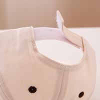 Gorro de Conejito para Bebés de 6 a 12 Meses - Gorra de Béisbol con Visera Suave Estilo Coreano para Protección Solar para Niños y Niñas Pequeños en Primavera