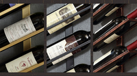 Support mural de luxe rustique pour cave à vin, Vintage, support de cuisine, étagère flottante pour bouteilles de vin, support mural pour vin