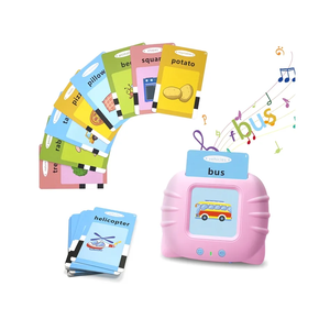 Juguete Educativo con 224 Tarjetas de Aprendizaje de Palabras en Inglés, Tarjetas Flash Interactivas con Sonido, Máquina de Aprendizaje para Niños - Product Image 1