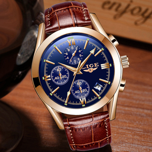 <span class=keywords><strong>Reloj</strong></span> LIGE LG9839 <span class=keywords><strong>de</strong></span> Estilo Vintage para Hombre, <span class=keywords><strong>Precio</strong></span> al por Mayor, Correa <span class=keywords><strong>de</strong></span> Cuero Marrón, Deportivo, con Calendario, <span class=keywords><strong>Reloj</strong></span> <span class=keywords><strong>de</strong></span> Cuarzo, <span class=keywords><strong>Reloj</strong></span> <span class=keywords><strong>de</strong></span> Pulsera para Hombre <span class=keywords><strong>de</strong></span> Fábrica + Caja - Product Image 2