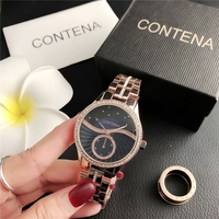 Reloj de Pulsera de Cuero de Cocodrilo con Aleación de Cuarzo para Mujer, Etiqueta Privada Personalizada, Diseño de Moda de Alta Calidad, Estilo Antiguo de Dibujos Animados, Lujo, 38 mm
