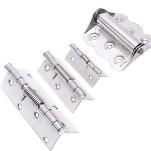 Charnière à ressort en acier inoxydable Jin Aoding, 4 pouces, ferme-porte automatique, style papillon, design moderne et simple - Product Image 3