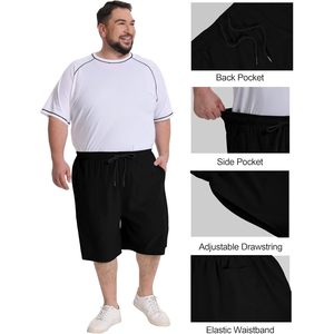 FOXA <b>Mens</b> Swim <b>Trunks</b> Quick Dry With Pockets Board Shorts Plus Size XL 8XL - Product Image 3