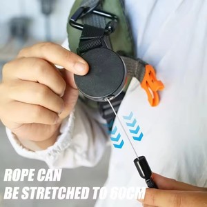 Correa Retráctil Antirrobo e <span class=keywords><strong>Impermeable</strong></span> para Teléfono con Cordón de Seguridad para Camping, Senderismo y Viajes - Product Image 6
