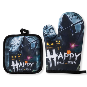 Gants de cuisine professionnels ultra-résistants à la chaleur et ignifuges <span class=keywords><strong>pour</strong></span> fours à <span class=keywords><strong>pizza</strong></span> et grilles de qualité commerciale - Product Image 4