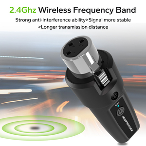 Rayhayes GE-01 Chuyên Nghiệp Xách Tay Không Dây Xlr Transmitter Receiver Hệ Thống Uhf Xlr Adapter Cho Năng Động <span class=keywords><strong>Microphone</strong></span> Âm Thanh Mixer - Product Image 2