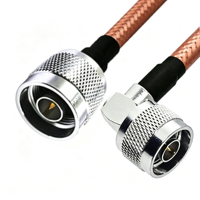 Câble d'extension d'antenne RF Pigtail N Mâle à Angle Droit 90 Degrés vers N Mâle pour RG316 RG316D RG142 RG400