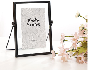 Cadeau <span class=keywords><strong>suspendu</strong></span> Autoportant Solide <span class=keywords><strong>Cadre</strong></span> Photo En <span class=keywords><strong>Verre</strong></span>, <span class=keywords><strong>verre</strong></span> transparent <span class=keywords><strong>cadre</strong></span> vintage chic photo souvenir <span class=keywords><strong>cadre</strong></span> - Product Image 4