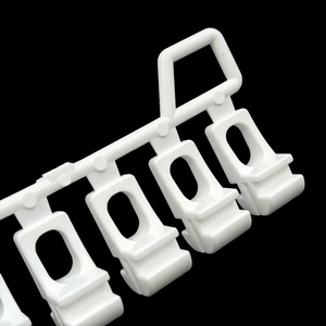 Nhựa Rèm Runner 10 miếng một liên kết Rèm theo dõi tàu lượn nhựa trượt tàu sân bay cho nhỏ Rèm vuông đường sắt - Product Image 3