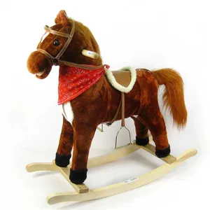 Jouet pour enfants Jinming Animal en peluche <span class=keywords><strong>à</strong></span> <span class=keywords><strong>bascule</strong></span> <span class=keywords><strong>Cheval</strong></span> <span class=keywords><strong>à</strong></span> <span class=keywords><strong>bascule</strong></span> en bois avec son - Product Image 1