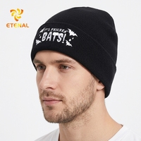 Bonnet tricoté réversible brodé automne/hiver de haute qualité pour hommes et femmes, motif camouflage à pois, idéal pour la plage et les affaires