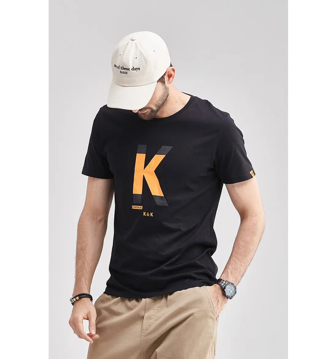 Nieuwe Mode Fabrikant 100% Katoenen Stoffen Paar Unisex 100% Katoen Hoge Kwaliteit T-Shirt