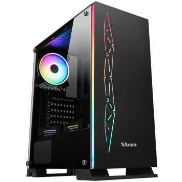SAMA New Arrive ARGB Stripe Gaming case Official Pc case Hot Selling Metal Cabinet