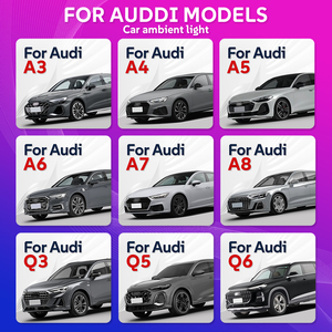 Pour <span class=keywords><strong>Audi</strong></span> <span class=keywords><strong>Q5</strong></span> 8R, éclairage ambiant intelligent LED néon, éclairage ambiant intérieur, éclairage ambiant automobile Symphony LED - Product Image 2