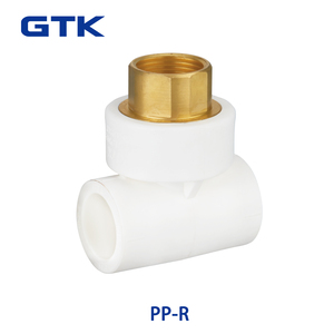 GTK PP-R ren TEE kết nối với đồng chèn áp lực cao kháng cho xây dựng hệ thống ống nước vật liệu - Product Image 4