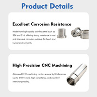 Cdriva - Piezas de Mecanizado CNC Personalizadas de Acero Inoxidable 304 316, Servicios de Mecanizado CNC, Piezas de Torneado CNC OEM