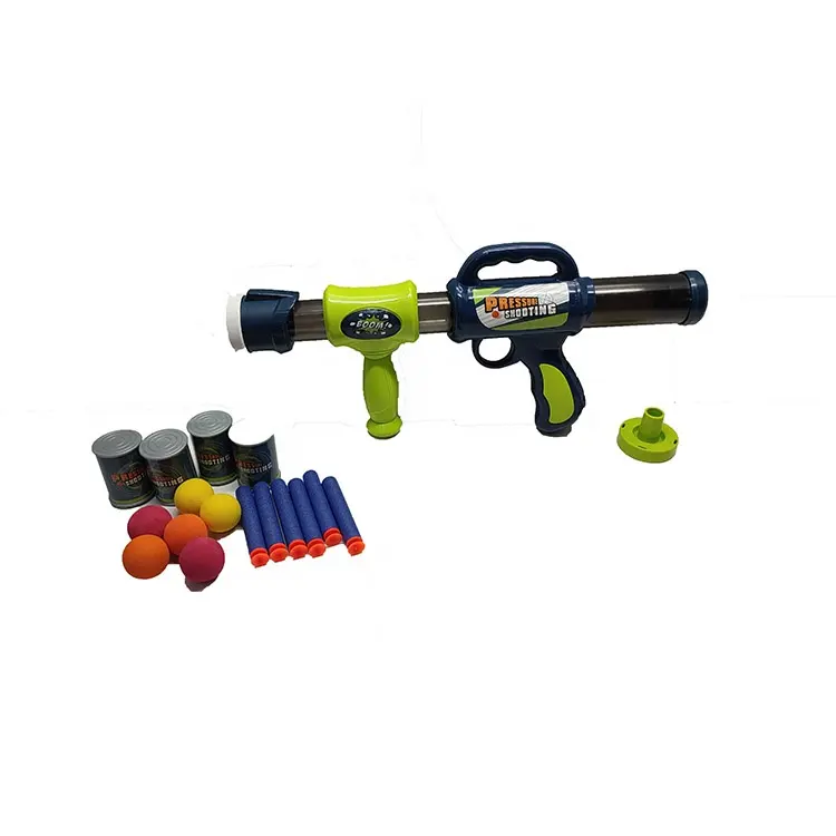 2021 new top selling boy favorite weapon toy dual purpose convertible head with hands held air softening gun