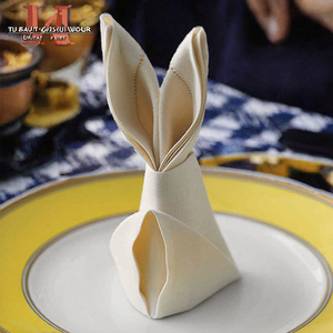 Stock Modern <b>Disposable</b> Printed Crocheted 100% Cotton <b>Tablecloths</b> and Napkins for Restaurant and Home Use - Product Image 3