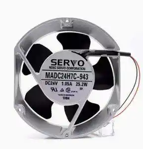 SERVO 12V 48V DC24V 1.05A EC AC 172x17x50mm 17CM 17250 büyük hava hacmi invertör adanmış MADC24H7C-943 soğutma fanı