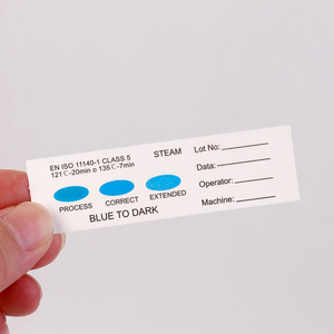 <span class=keywords><strong>Carte</strong></span> d'indicateur chimique de classe 4 pour la stérilisation en autoclave - Product Image 6