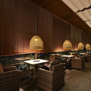 <span class=keywords><strong>Luz</strong></span> colgante de diseño de tejido de hierba de agua hecha a mano pura de protección del medio ambiente para restaurante o iluminación decorativa de Hotel - Product Image 4