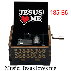 Scatola musicale all'ingrosso piccola scatola musicale personalizzata carica canzone Jesus mi ama oltre 200 classici brani regalo gratuito - Product Image 6