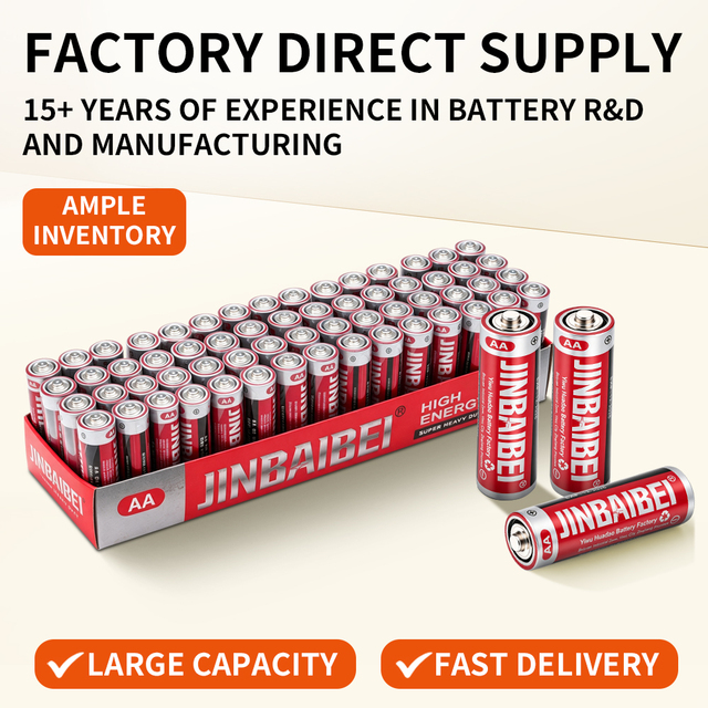 Cuanen Free Samples High Quality R6 Aa Battery 1.5V R6 Carbon ZincBatteries