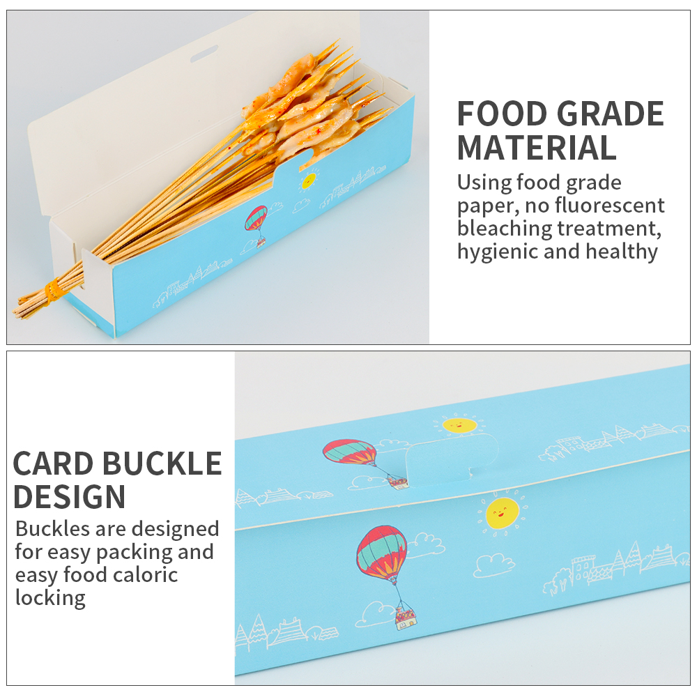 Food Grade Paper Korean Hot Dog Take Away French Fries Chicken Carton Burger Box For Fast Food Packaging