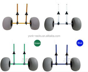 Chariot de kayak Yonk/chariot de kayak assis sur le chariot de plage de kayak avec roue de ballon de plage - Product Image 3