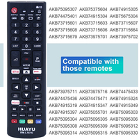HUAYU RM-L1616 nouvelle télécommande universelle pour LG TV Compatible LCD LED HDTV 3D Smart TV