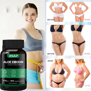 Supplément d'Aloe Emodin Extrait d'Aloe Vera OEM Halal Aloe Emodin Capsules - Product Image 2