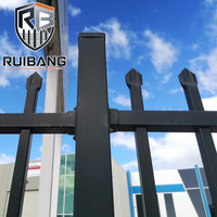 Cercas Tubulares Ruibang Spear Top con Puertas a Juego para Proyectos de Seguridad en Australia