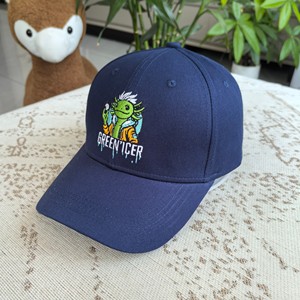 Casquette de baseball structurée à 6 panneaux avec logo personnalisé, en sergé de coton, boucle métallique, broderie, pour le golf, le skate, les activités de plein air, les voyages, la course à pied, pour hommes - Product Image 3