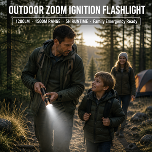 WOSEN 20W White Laser 1200 Lumen 1500m Zoom <b>LED</b> Torch Ignition Outdoor Survival Hunting with Power Bank Tactical <b>LED</b> Flashlight - Product Image 4