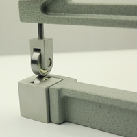 Jauge d'épaisseur 0-10mm avec insert à rouleau Jauge d'épaisseur continue 0.01mm