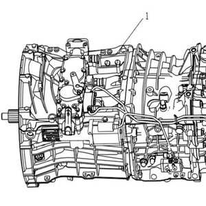Ensemble de boîte de vitesses SITRAK WG9725220375 Boîte de vitesses ZF WG9725220375 1356080041 16S2230TD - Product Image 1