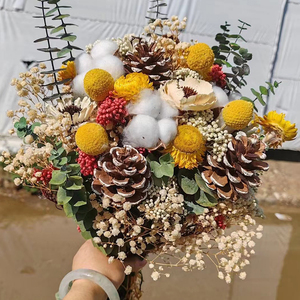 Ramo de <span class=keywords><strong>flores</strong></span> <span class=keywords><strong>silvestres</strong></span> I73, decoración rústica preservada eterna, <span class=keywords><strong>flores</strong></span> secas hechas a mano para Resina - Product Image 4