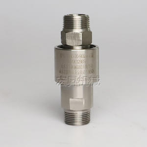 Junta Rotatoria de Acero Inoxidable DN25 con Conexión Roscada para Grúa Torre, para Pulverización de Agua, Aceite y Vapor - Product Image 1