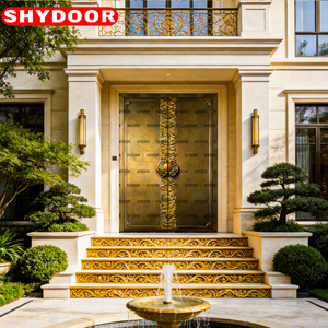 <span class=keywords><strong>Puerta</strong></span> <span class=keywords><strong>de</strong></span> Seguridad <span class=keywords><strong>de</strong></span> Aluminio Tallada, Doble Corte Láser, Aleación <span class=keywords><strong>de</strong></span> Ferretería, <span class=keywords><strong>Puerta</strong></span> <span class=keywords><strong>de</strong></span> Entrada <span class=keywords><strong>de</strong></span> Lujo para Villa, Estilo Herencia - Product Image 4