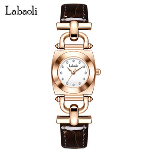 นาฬิกาวินเทจสุดพิเศษพร้อมสายหนังควอตซ์หน้าปัดสี่เหลี่ยม - Product Image 3