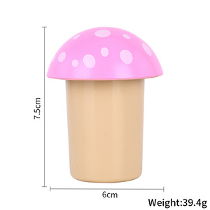 Molino de Hierbas de Plástico con Forma de Hongo, Colorido y Económico, de 60 mm y 3 Capas, con Almacenamiento para Accesorios de Tienda de Tabaco - Product Image 6