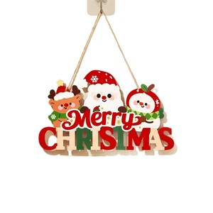 Nouveaux ornements de Noël en bois de Chine pour la décoration murale intérieure, modèle <span class=keywords><strong>Z82</strong></span> - Product Image 5