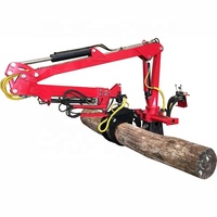 Machinerie forestière Grue forestière montée sur tracteur 30-110 CV