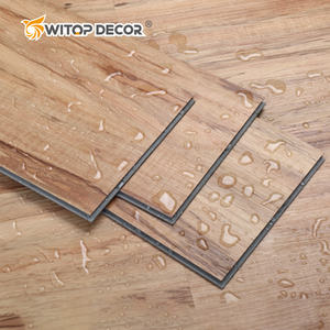 <span class=keywords><strong>Plancher</strong></span> en vinyle <span class=keywords><strong>flottant</strong></span> en plastique insonorisé à emboîtement imitation bois <span class=keywords><strong>Plancher</strong></span> en vinyle de luxe imperméable 7 8 mm SPC pour appartement - Product Image 1