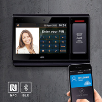 Control de Acceso de huellas dactilares y sistema de asistencia de tiempo con lector RFID TCP/IP, pass ROHS, CE