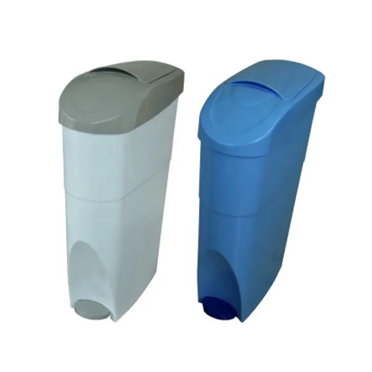 Household Bathroom Sanitary Waste Bin 18l Plastic Small Waste Bin With Pedal